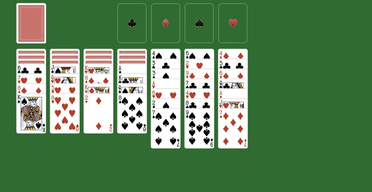 Start scorpion solitaire game